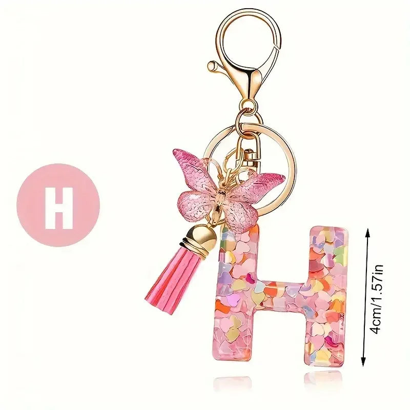 Anime Letter KeyCharm