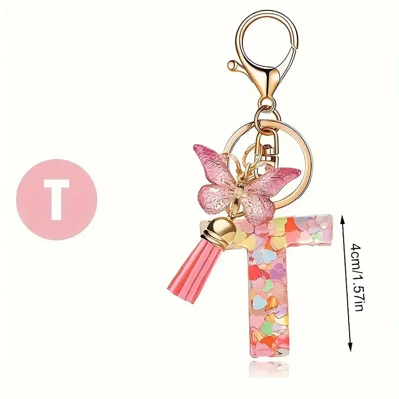 Anime Letter KeyCharm
