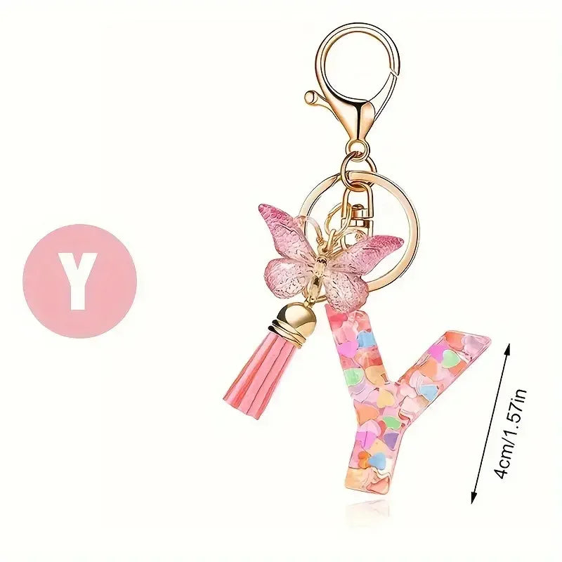 Anime Letter KeyCharm