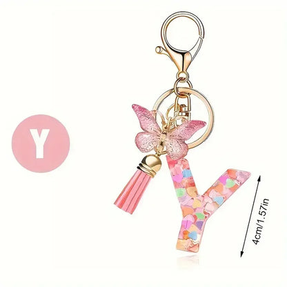 Anime Letter KeyCharm