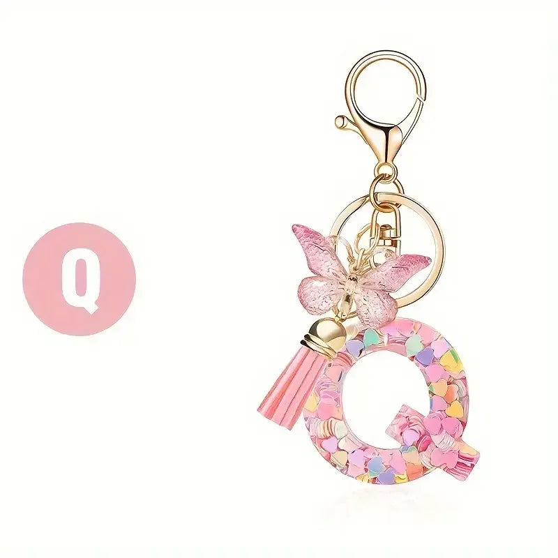 Anime Letter KeyCharm