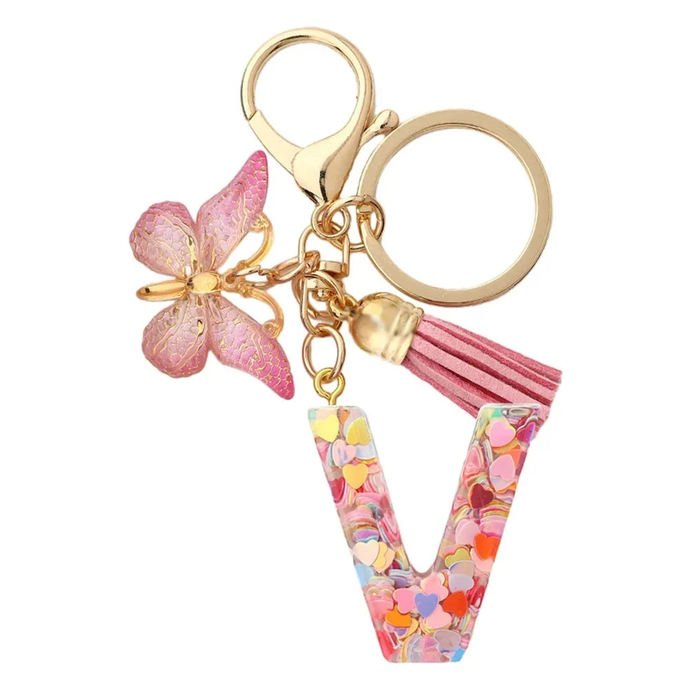 Anime Letter KeyCharm