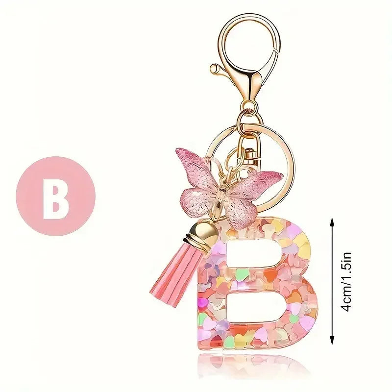 Anime Letter KeyCharm